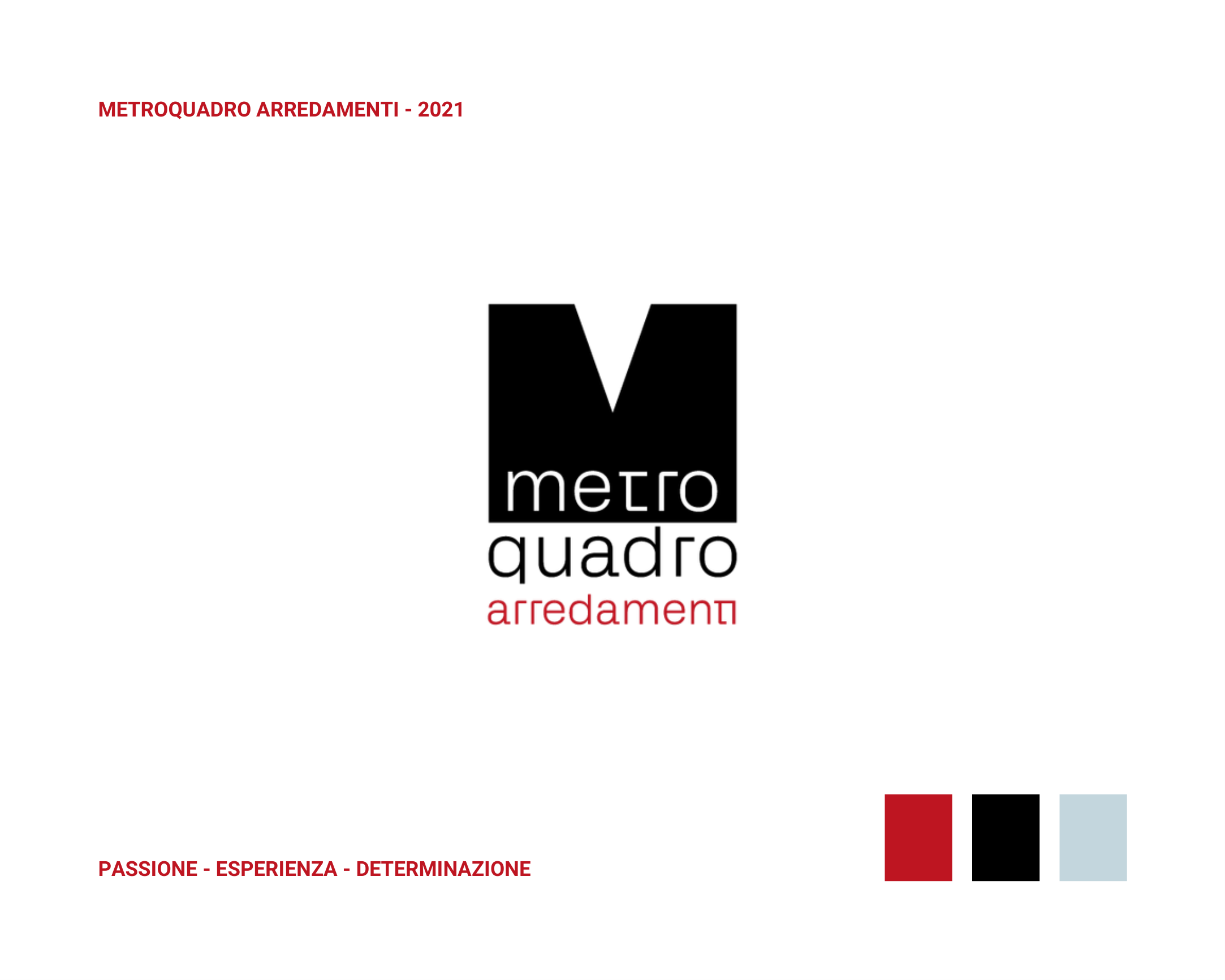 Restyling logo Metroquadro Arredamenti
