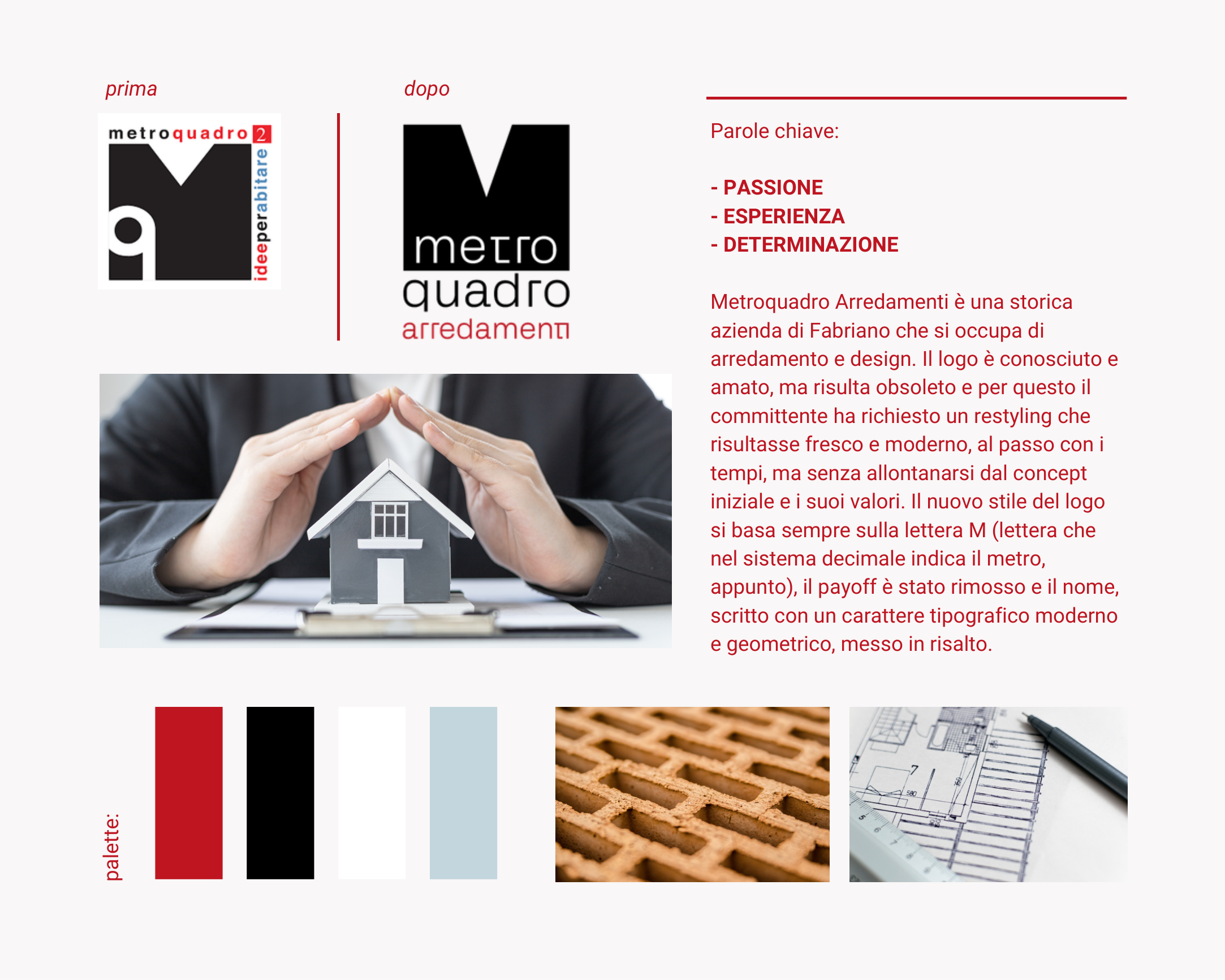 Restyling logo Metroquadro Arredamenti